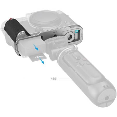 SmallRig 5664 - uchwyt L-kształtny do FUJIFILM X-T30/X-T30 II/X-T30 III - przykład użycia